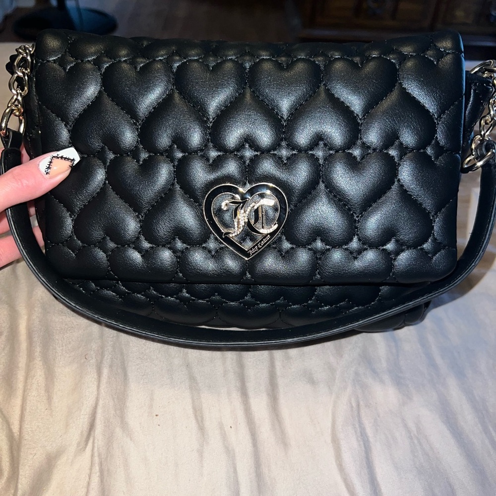 Juicy couture puffed out heart flap purse brand new
